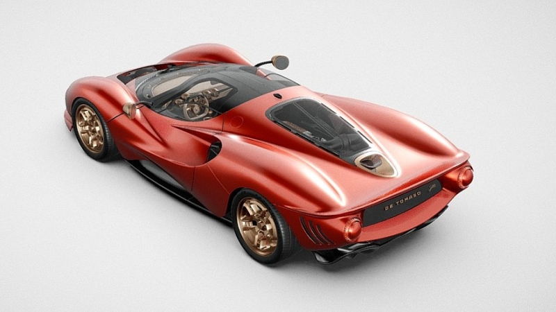 Серийный De Tomaso P72: завораживающие формы, мощный V8 и никаких экранов в салоне