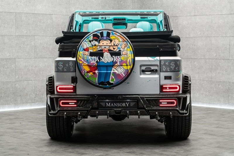 Брызги, усы и доллары: Mansory опять «порезала» G-класс и раскрасила его в стиле поп-арт