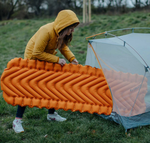 Как выбрать надувной коврик в палатку