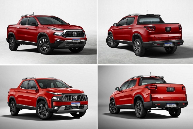 Представлен обновлённый пикап Fiat Toro: внушительнее, но не особо богаче