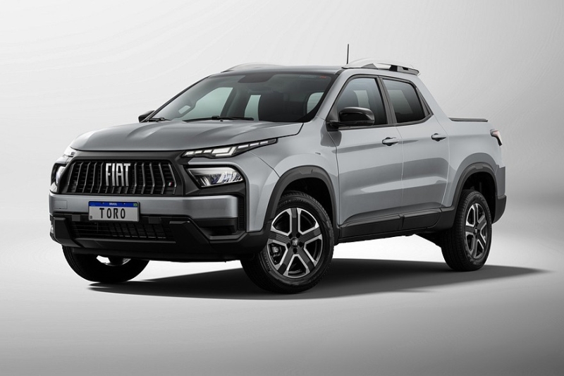 Представлен обновлённый пикап Fiat Toro: внушительнее, но не особо богаче