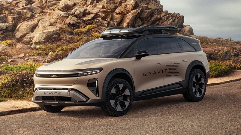 Приключенческий концепт Lucid Gravity X: готов к путешествиям по дорогам и за их пределами