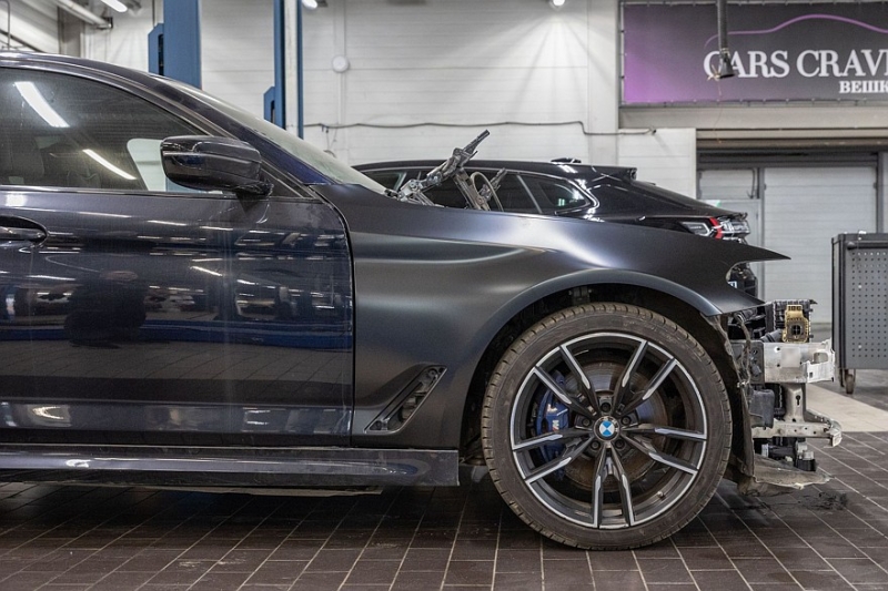 «Жесть» без потрясений: кузовной ремонт BMW 5 Series VII (G30)