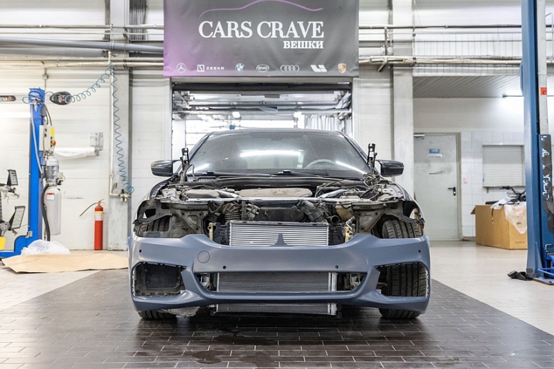 «Жесть» без потрясений: кузовной ремонт BMW 5 Series VII (G30)