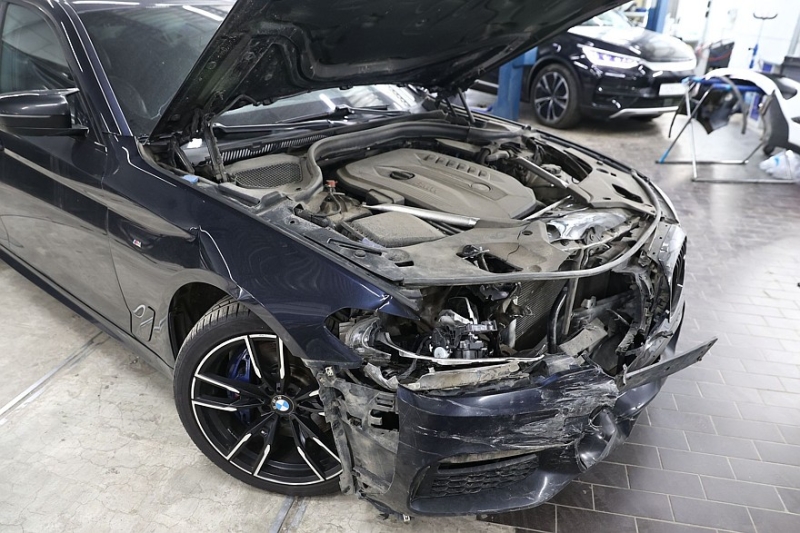 «Жесть» без потрясений: кузовной ремонт BMW 5 Series VII (G30)