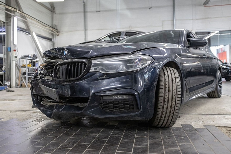 «Жесть» без потрясений: кузовной ремонт BMW 5 Series VII (G30)