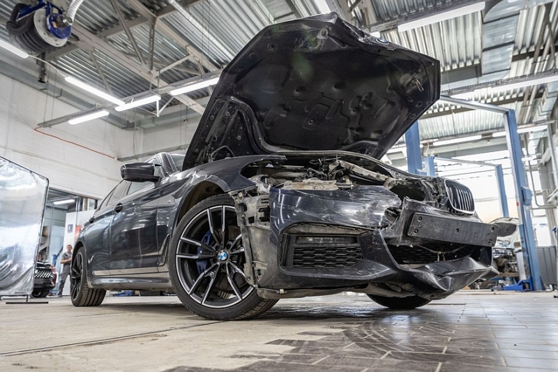 «Жесть» без потрясений: кузовной ремонт BMW 5 Series VII (G30)