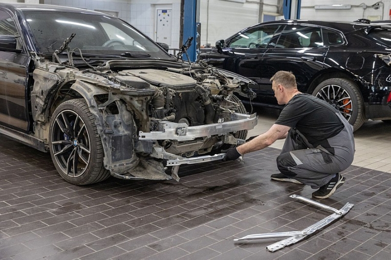 «Жесть» без потрясений: кузовной ремонт BMW 5 Series VII (G30)