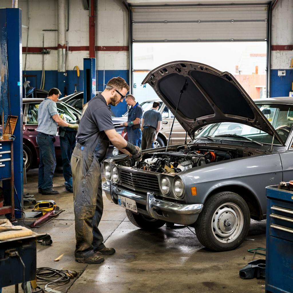 Важность качественного освещения в автосервисе