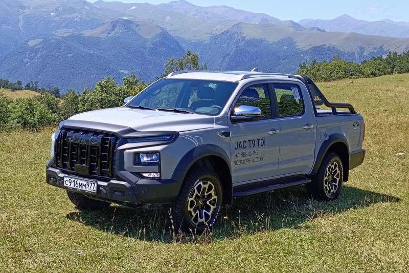 Флагманский пикап JAC T9 с дизелем обзавёлся российским ценником