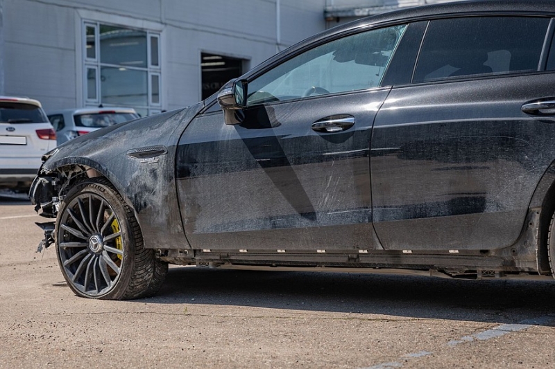 Битая экзотика: кузовной ремонт Mercedes-AMG GT 53 4-Door Coupe (X290)