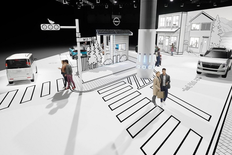 Обновлённый кроссовер Nissan Ariya показался на свежих кадрах