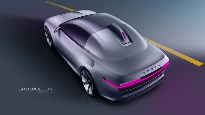 Skoda 100: потенциальный новый флагман чешской марки с заднемоторной компоновкой