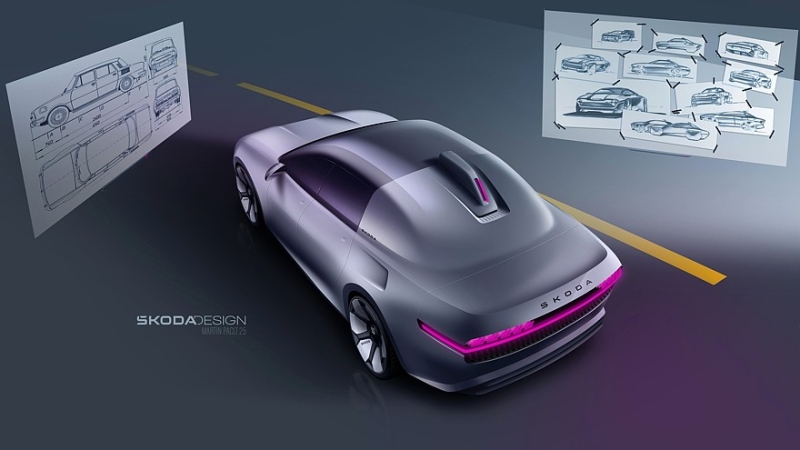 Skoda 100: потенциальный новый флагман чешской марки с заднемоторной компоновкой