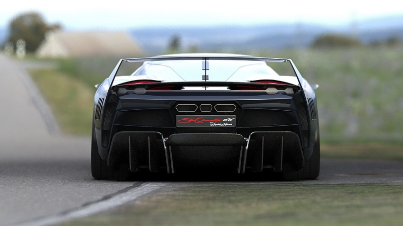 Angelelli Effequaranta: итальянский гибридный суперкар по мотивам Ferrari F40