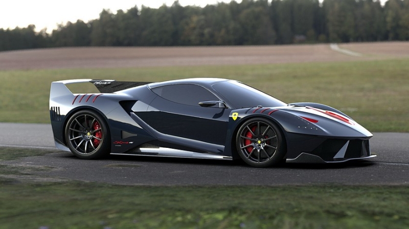 Angelelli Effequaranta: итальянский гибридный суперкар по мотивам Ferrari F40