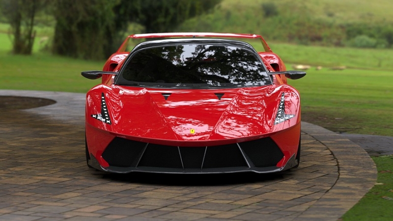 Angelelli Effequaranta: итальянский гибридный суперкар по мотивам Ferrari F40