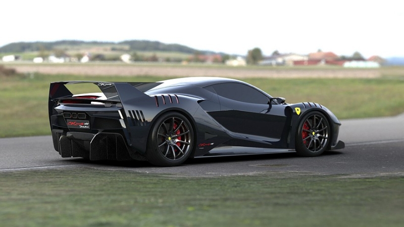 Angelelli Effequaranta: итальянский гибридный суперкар по мотивам Ferrari F40