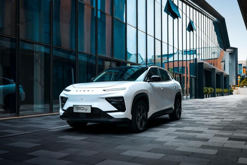 Электрический Chery eQ7 появился в России, но пока неофициально