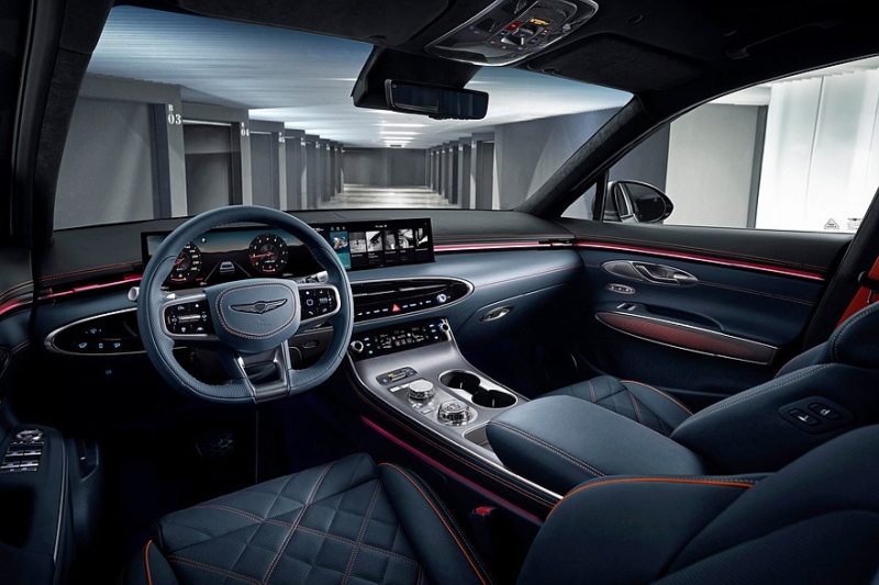 Кроссовер Genesis GV70 после рестайлинга изменился внутри заметнее, чем снаружи