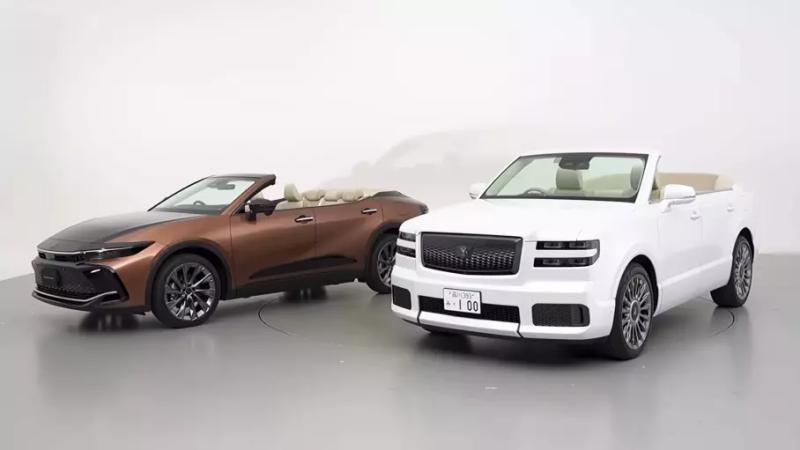 Toyota превратила кроссовер Crown в стильный кабриолет